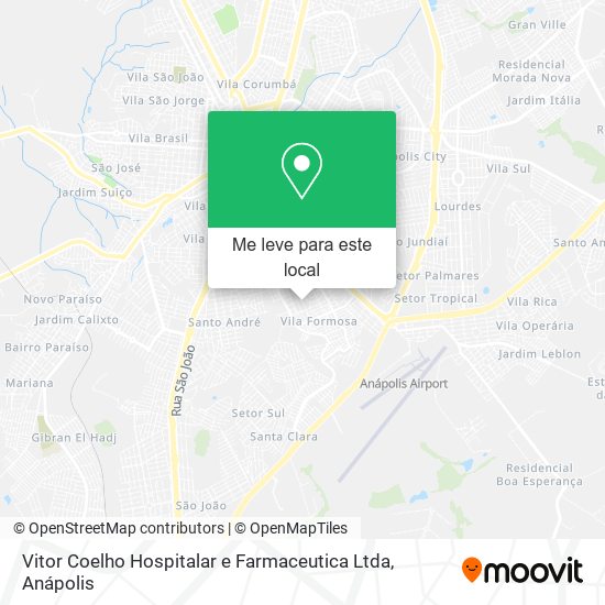 Vitor Coelho Hospitalar e Farmaceutica Ltda mapa