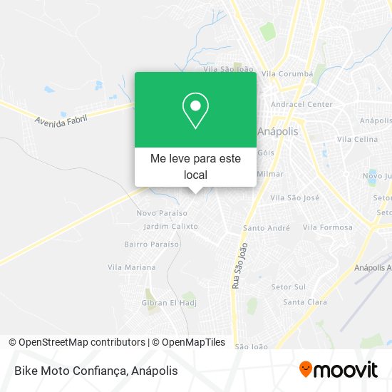 Bike Moto Confiança mapa