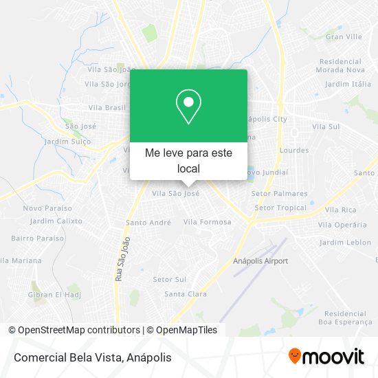 Comercial Bela Vista mapa