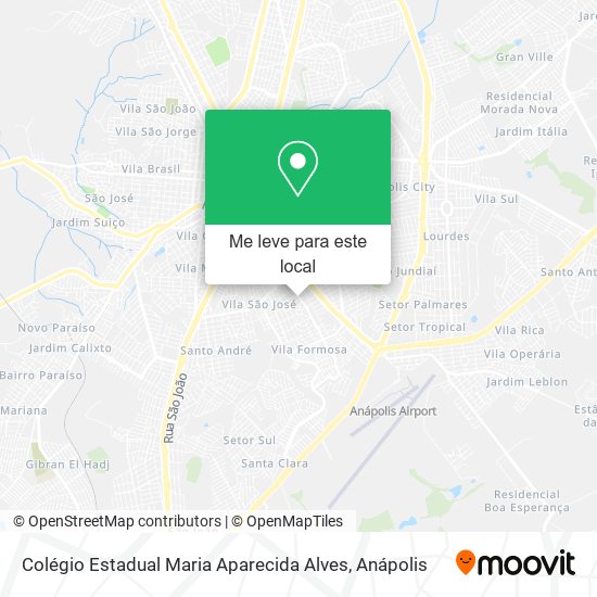 Colégio Estadual Maria Aparecida Alves mapa