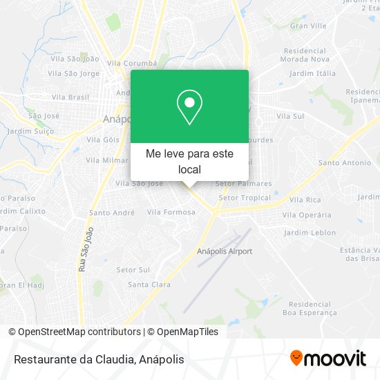 Restaurante da Claudia mapa