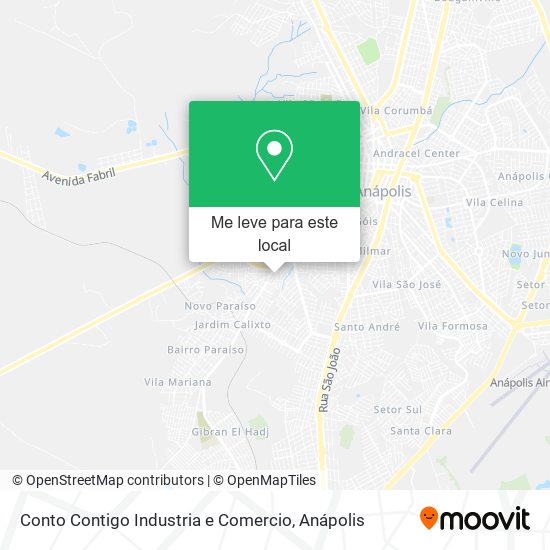 Conto Contigo Industria e Comercio mapa