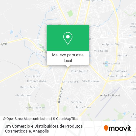 Jm Comercio e Distribuidora de Produtos Cosmeticos e mapa