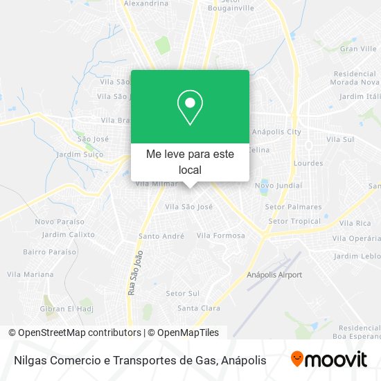 Nilgas Comercio e Transportes de Gas mapa