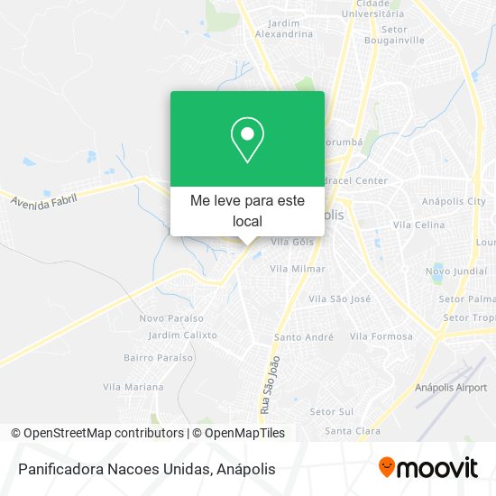 Panificadora Nacoes Unidas mapa