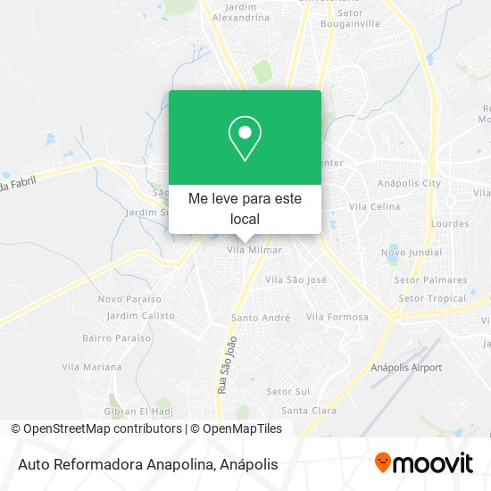 Auto Reformadora Anapolina mapa