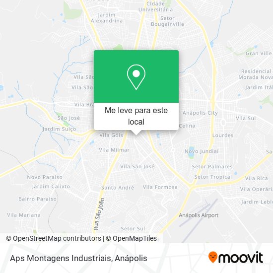 Aps Montagens Industriais mapa