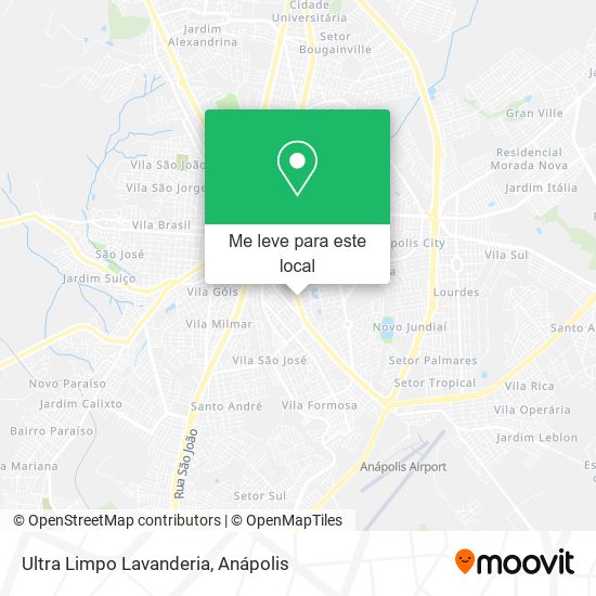 Ultra Limpo Lavanderia mapa