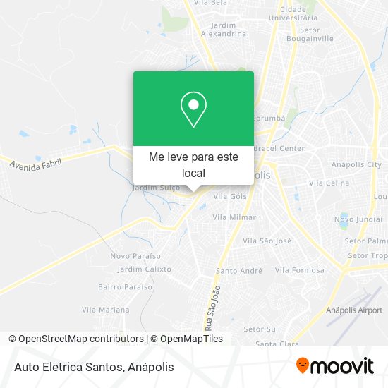 Auto Eletrica Santos mapa