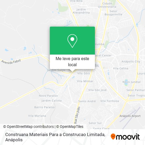 Construana Materiais Para a Construcao Limitada mapa