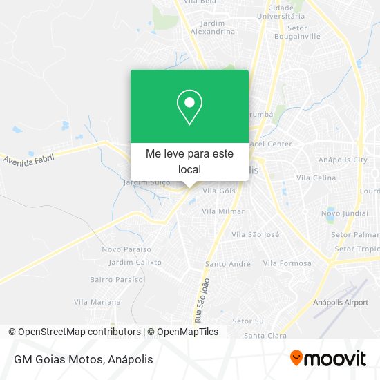 GM Goias Motos mapa