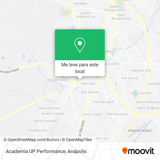 Academia UP Performance mapa
