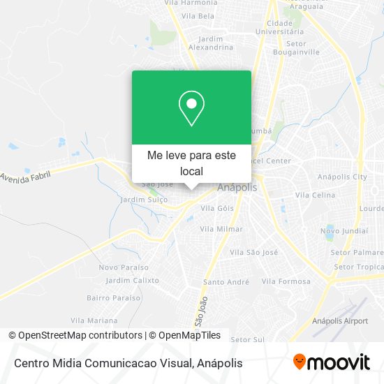 Centro Midia Comunicacao Visual mapa