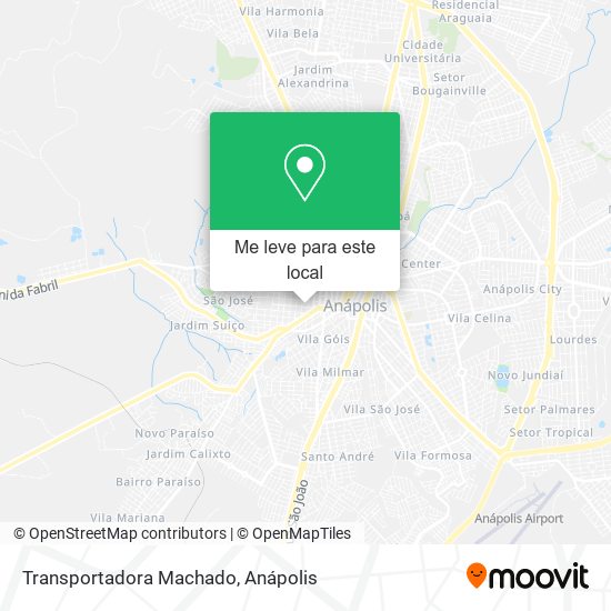 Transportadora Machado mapa