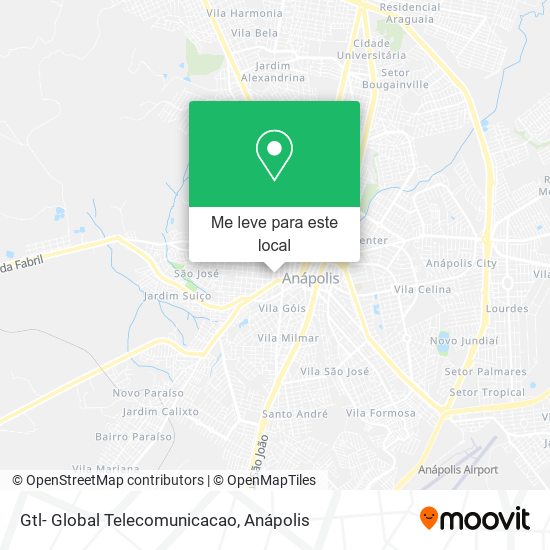 Gtl- Global Telecomunicacao mapa