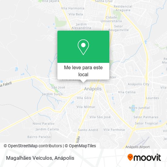 Magalhães Veículos mapa
