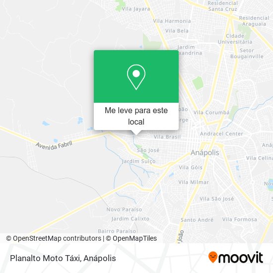 Planalto Moto Táxi mapa