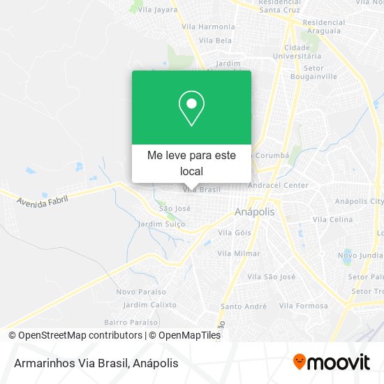 Armarinhos Via Brasil mapa