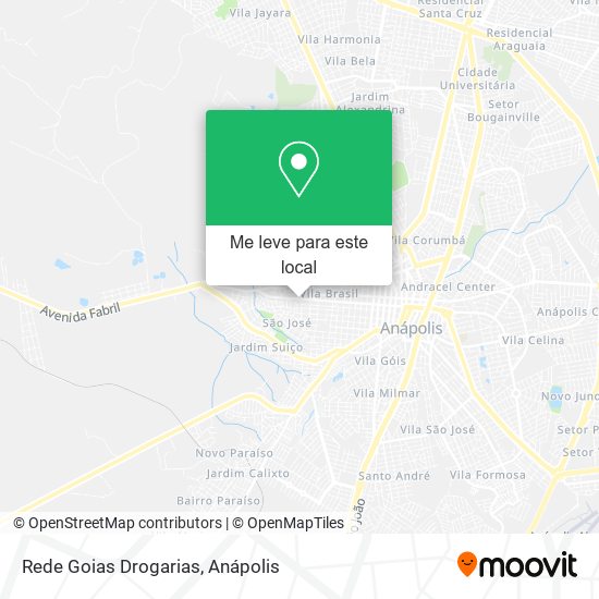 Rede Goias Drogarias mapa