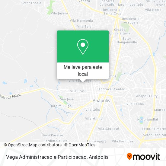 Vega Administracao e Participacao mapa