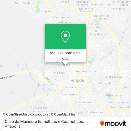 Casa da Manicure Esmaltaria e Cosmeticos mapa