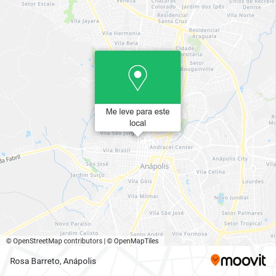 Rosa Barreto mapa