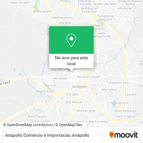 Anapolis Comercio e Importacao mapa