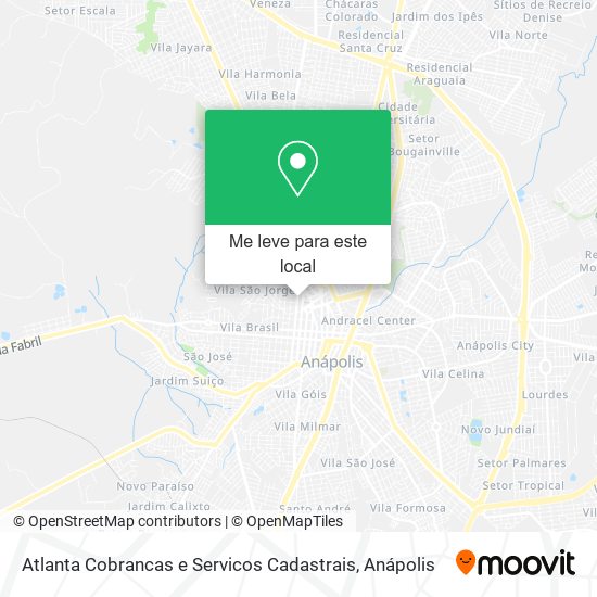 Atlanta Cobrancas e Servicos Cadastrais mapa