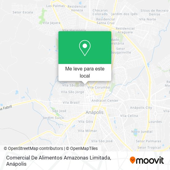 Comercial De Alimentos Amazonas Limitada mapa