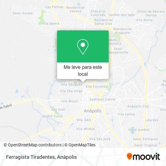 Ferragista Tiradentes mapa