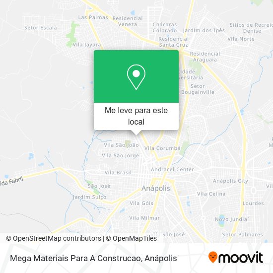 Mega Materiais Para A Construcao mapa