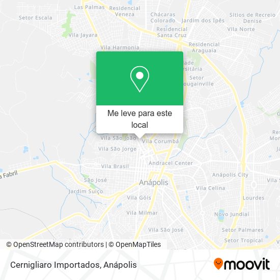 Cernigliaro Importados mapa