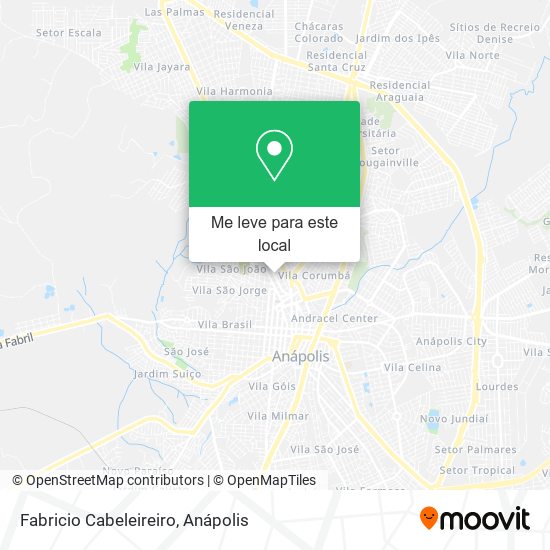 Fabricio Cabeleireiro mapa