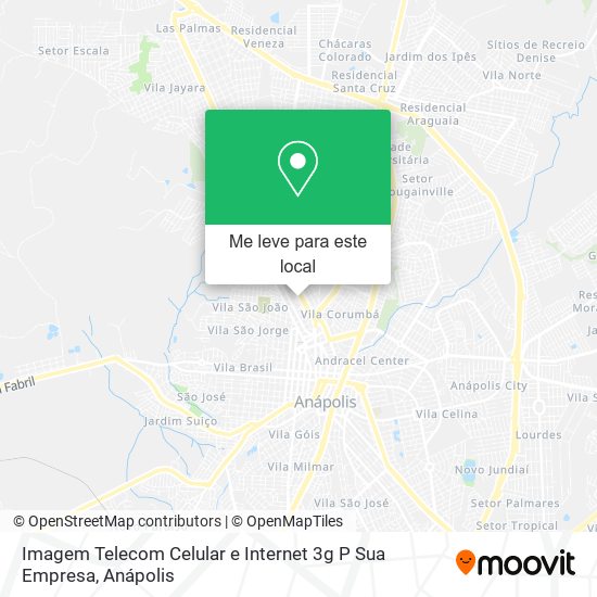 Imagem Telecom Celular e Internet 3g P Sua Empresa mapa