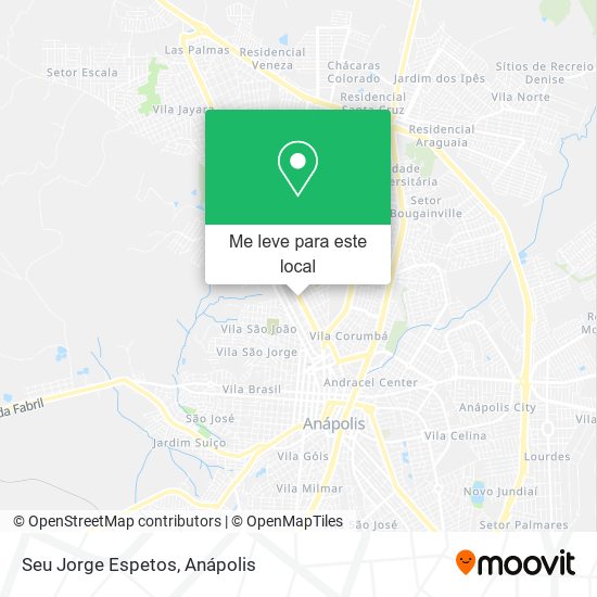 Seu Jorge Espetos mapa
