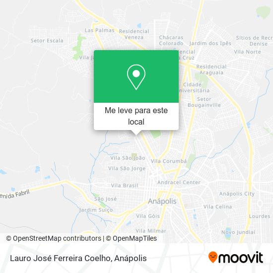 Lauro José Ferreira Coelho mapa