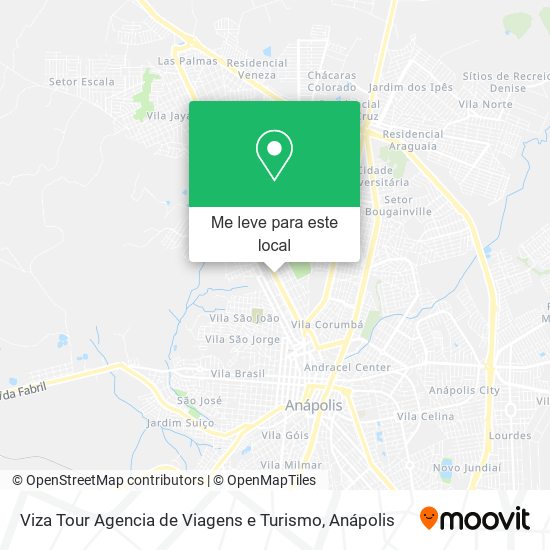 Viza Tour Agencia de Viagens e Turismo mapa