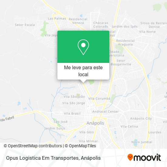 Opus Logistica Em Transportes mapa