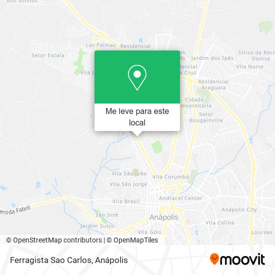 Ferragista Sao Carlos mapa