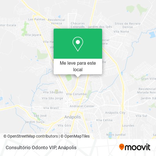 Consultório Odonto VIP mapa