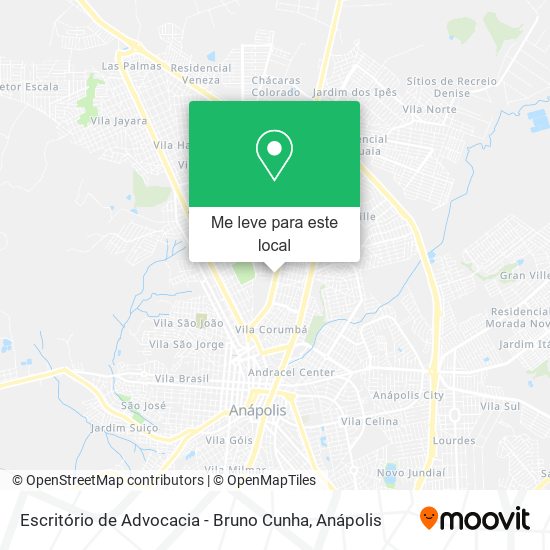 Escritório de Advocacia - Bruno Cunha mapa