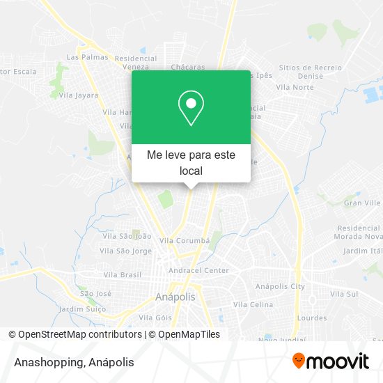 Anashopping mapa