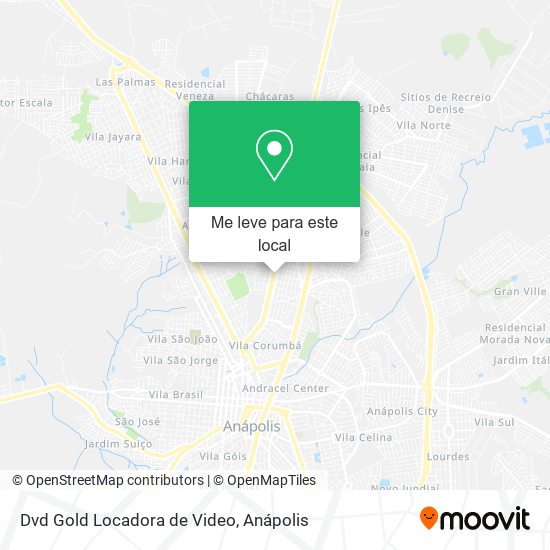 Dvd Gold Locadora de Video mapa