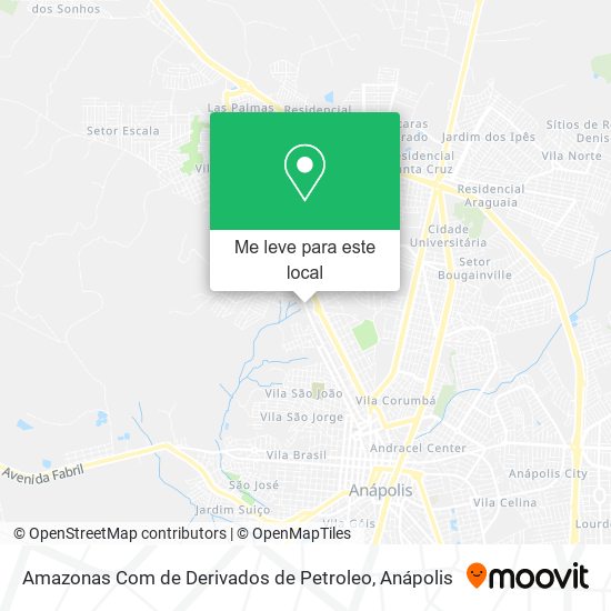 Amazonas Com de Derivados de Petroleo mapa