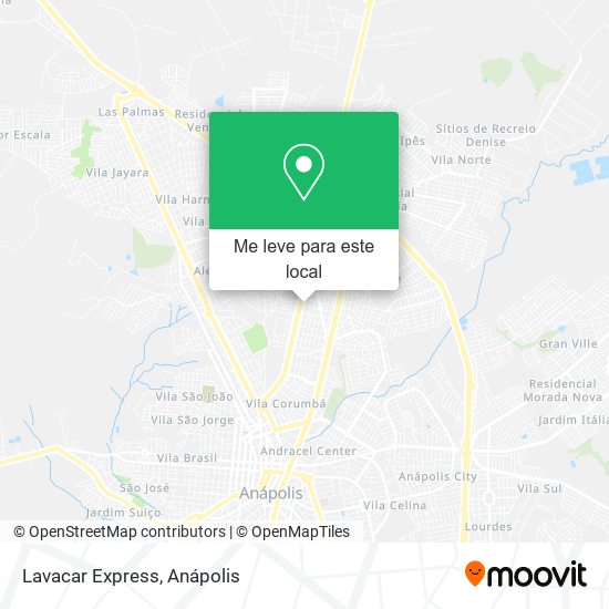 Lavacar Express mapa