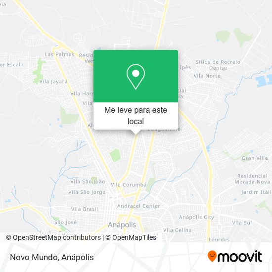 Novo Mundo mapa