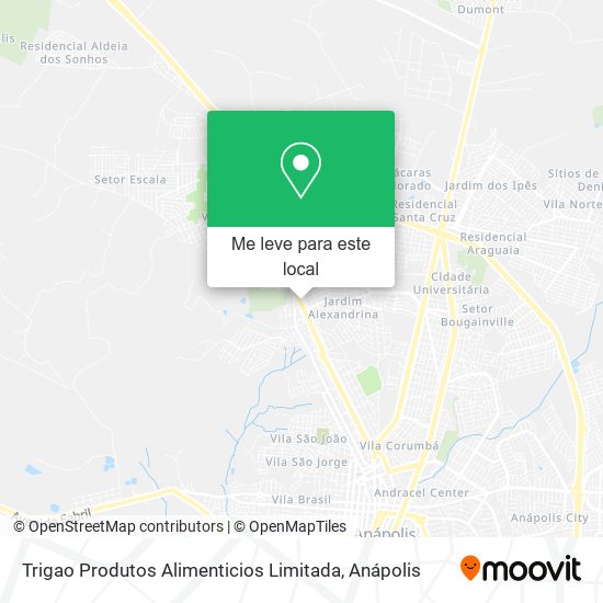 Trigao Produtos Alimenticios Limitada mapa