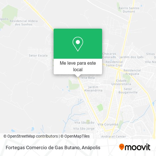 Fortegas Comercio de Gas Butano mapa