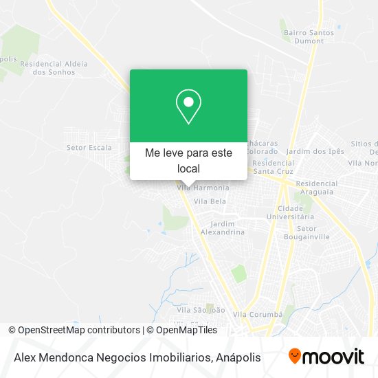 Alex Mendonca Negocios Imobiliarios mapa
