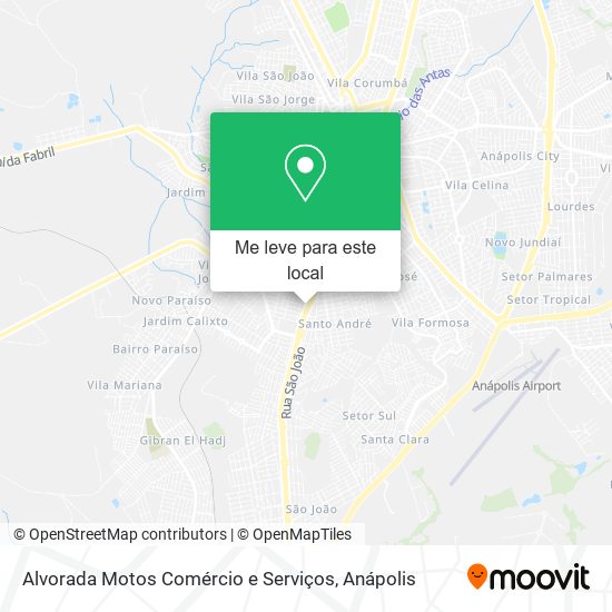 Alvorada Motos Comércio e Serviços mapa